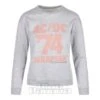 Official AC/DC 74 Jailbreak Crew Neck Sweatshirt (Grey)
