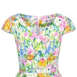 Bleeding Heart Floral Short Sleeve Dress (Multicoloured) -Alternative Clothing Store 25f4bd60d161bc96ede656cb6c1e 152065 c
