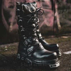 New Rock M.474-S1 Reactor Boots (Black) 16 New Rock M.474-S1 Reactor Boots (Black) -Alternative Clothing Store 2e7a17ab7afe33037950a2b03413 newrock reactor boot 4