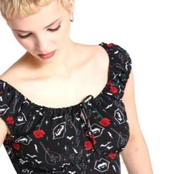 Hell Bunny Lilith Mini Dress (Black) 14 Hell Bunny Lilith Mini Dress (Black) -Alternative Clothing Store 311ade64202d473759c88324069b