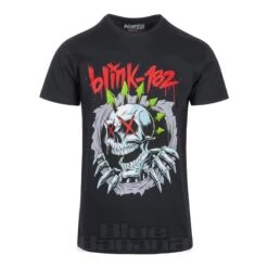 Official Blink-182 Six Arrow Skull T-Shirt (Black)