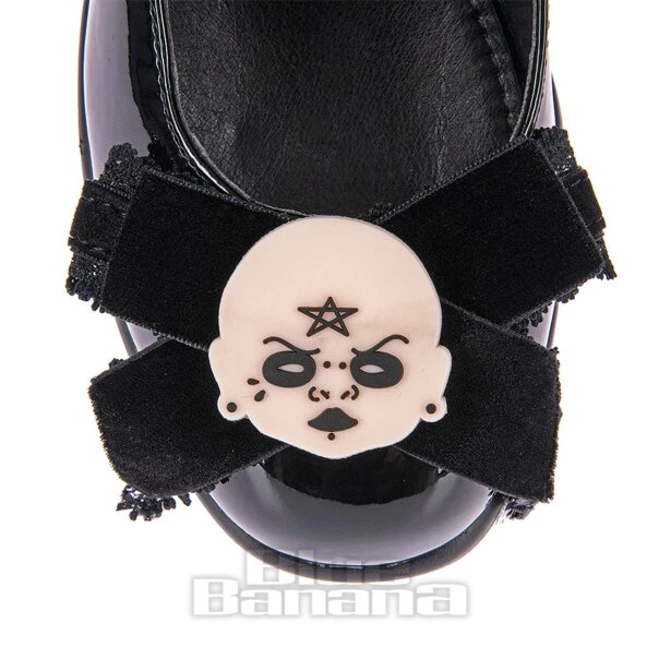 KOI FOOTWEAR Koi Tira Witch Baby Shoes (Black) 9 KOI FOOTWEAR Koi Tira Witch Baby Shoes (Black) - Image 9