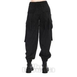 Banned Everlee Pin Stripe Trousers (Black) -Alternative Clothing Store 3fc2b13c78569270833f5541447e