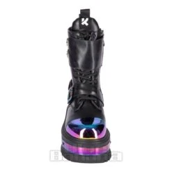 KOI FOOTWEAR Koi Cosmic Fire Platform Boots (Black) -Alternative Clothing Store 42b4b98bf93d08ad2897908d3e48 153337 d