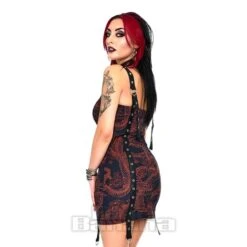 Jawbreaker Skeleton Snake Mini Dress (Black/Red) -Alternative Clothing Store 47db4d37fd7d7915dda949d5ec0c 150639 b