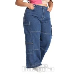 Hell Bunny Cameron Jeans (Blue) -Alternative Clothing Store 48d7b441786b303c1f9f503025b9