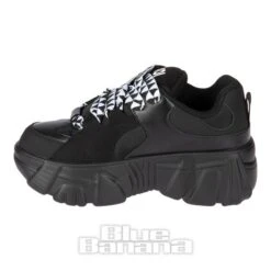 KOI FOOTWEAR Koi Ricta Flip Chunky Sole Trainers (Black/White) 13 KOI FOOTWEAR Koi Ricta Flip Chunky Sole Trainers (Black/White) -Alternative Clothing Store 49ee3dd052516088c0f04a857b6c