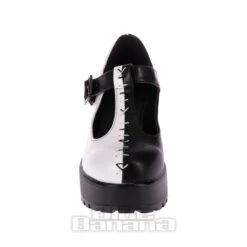 KOI FOOTWEAR Koi Dead Or Alive Shoes (White/Black) -Alternative Clothing Store 4cc7d3d66d3ac2f1be4278edebec