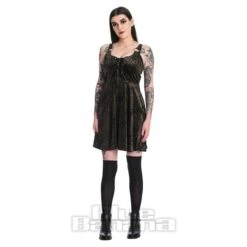 Banned Vixen Leopard Print Dress (Black)