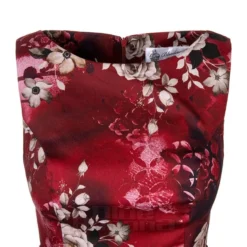 Bleeding Heart Floral Dress (Red/Beige) -Alternative Clothing Store 4f259e7eedd7dad025461237d502