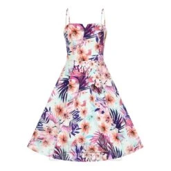 H&R London Floral Ida Swing Dress (Multi) -Alternative Clothing Store 52435fc7d9d3bfb6f67f70a8f7fb