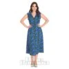 Banned Flower Power Dress (Blue)