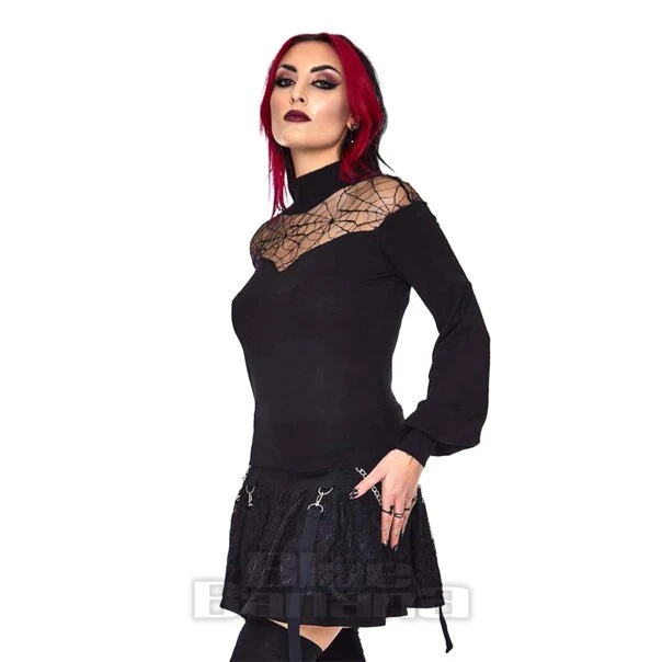 Jawbreaker Spiderweb Jumper (Black) 2 Jawbreaker Spiderweb Jumper (Black) - Image 2