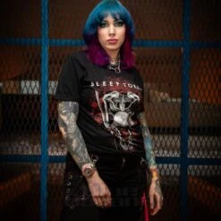 Official Sleep Token Skeleton T-Shirt (Black) -Alternative Clothing Store 5a85cf49c5fff87e6f4f0c909541 sleep token t shirt skeleton black