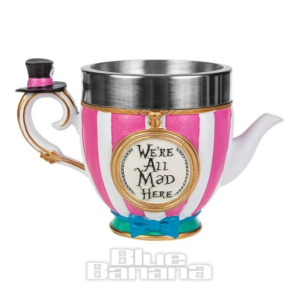 Nemesis Now Pinkys Up Mad Hatter Mug (Pink/White) 3 Nemesis Now Pinkys Up Mad Hatter Mug (Pink/White) - Image 3