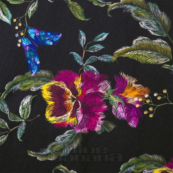 Bleeding Heart Floral Lace Dress (Black) 8 Bleeding Heart Floral Lace Dress (Black) - Image 8