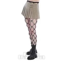 Banned Flash Skirt (Beige/Black) -Alternative Clothing Store 5fff5788b863b40d9938b4ae6c19