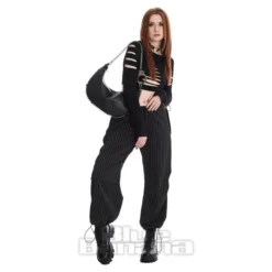 Banned Raven Pin Stripe Trousers (Black) -Alternative Clothing Store 6048773daa49f7c4ea6a30aec9d5