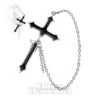 Alchemy Gothic Impalare Cross Earring (Single)