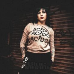 Official AC/DC Bolt Crew Neck Sweatshirt (Grey) -Alternative Clothing Store 606bb9b4c87b9aec375153ab34db crew acdc grey