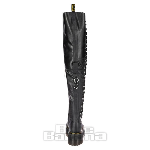 Dr. Martens Dr Martens 28-Eye XTRM Max Virginia Knee-High Platform Boots (Black) 3 Dr. Martens Dr Martens 28-Eye XTRM Max Virginia Knee-High Platform Boots (Black) - Image 3
