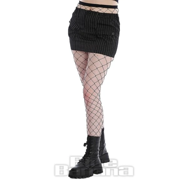 Banned Eudora Pin Stripe Skirt (Black) 1 Banned Eudora Pin Stripe Skirt (Black)