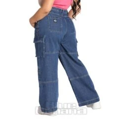 Hell Bunny Cameron Jeans (Blue) -Alternative Clothing Store 64e15613bcc383448660849b5e04