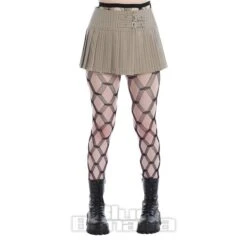 Banned Flash Skirt (Beige/Black)
