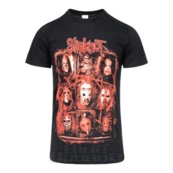 Official Slipknot Rusty Face T Shirt (Black)