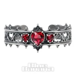 Alchemy Gothic Elizabethan Bangle -Alternative Clothing Store 68630 red b