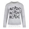 Official AC/DC Bolt Crew Neck Sweatshirt (Grey)