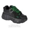 KOI FOOTWEAR Koi Ricta Flip Chunky Sole Trainers (Black/Green)