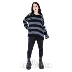 Heartless Your Worst Nightmare Jumper (Black/Grey) -Alternative Clothing Store 6d955faa3899dc0cc67ca97926fd 151791 d