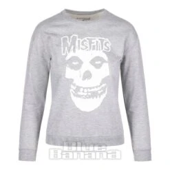Official Misfits Logo Crew Neck Sweatshirt (Grey)