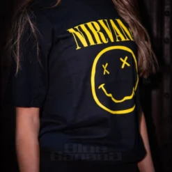 Official Nirvana Smiley Face T Shirt (Black) -Alternative Clothing Store 70649de63639d67750bdf925e08e nirvana smiley tshirt