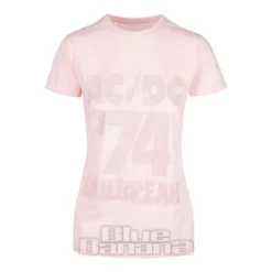 Offical AC/DC 74 Jailbreak T-Shirt (Pink)