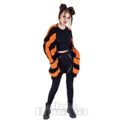 Heartless In A Daze Cardigan (Black/Orange) -Alternative Clothing Store 70db372ae138d4d952082f5bc23c 151780 b