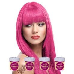 La Riche Directions Colour Hair Dye 4 Pack 100ml (Pink Carnation)