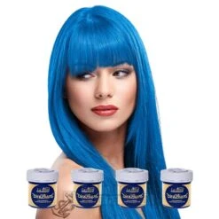 La Riche Directions Colour Hair Dye 4 Pack 88ml (Lagoon Blue)