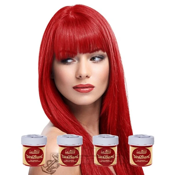 La Riche Directions Colour Hair Dye 4 Pack 100ml (Pillarbox Red) 1 La Riche Directions Colour Hair Dye 4 Pack 100ml (Pillarbox Red)