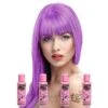 Crazy Color Semi-Permanent Hair Dye 4 Pack 100ml (Lavender)