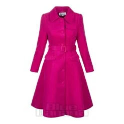 Bleeding Heart Fur Collar Coat (Pink) -Alternative Clothing Store 72a5eb6c8f3bf847123fa8d7e8cb