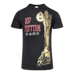Official Led Zeppelin Hermit T Shirt (Black)