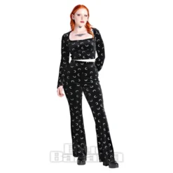 Hell Bunny Misty Moon Trousers (Black) -Alternative Clothing Store 75364b5e9c2b734e94a548888522 149659 b