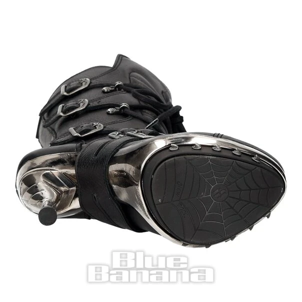 New Rock M-PUNK001-C1 Heeled Boots (Black) 6 New Rock M-PUNK001-C1 Heeled Boots (Black) - Image 6