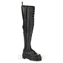 Dr. Martens Dr Martens 28-Eye XTRM Max Virginia Knee-High Platform Boots (Black)