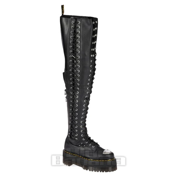 Dr. Martens Dr Martens 28-Eye XTRM Max Virginia Knee-High Platform Boots (Black) 1 Dr. Martens Dr Martens 28-Eye XTRM Max Virginia Knee-High Platform Boots (Black)