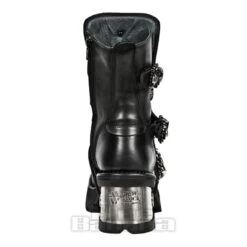 New Rock M.1044-S1 M8 Heeled Boots (Black) -Alternative Clothing Store 78970 m 1044 s1 d