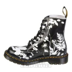 Dr. Martens Dr Martens 1460 Phantom Flower Boots (Black/White) -Alternative Clothing Store 78d956d2c411dc7c8bb544087ef3