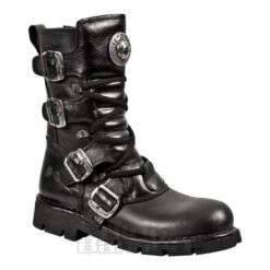 New Rock M.1473-S1 Comfort-Light Boots (Black)